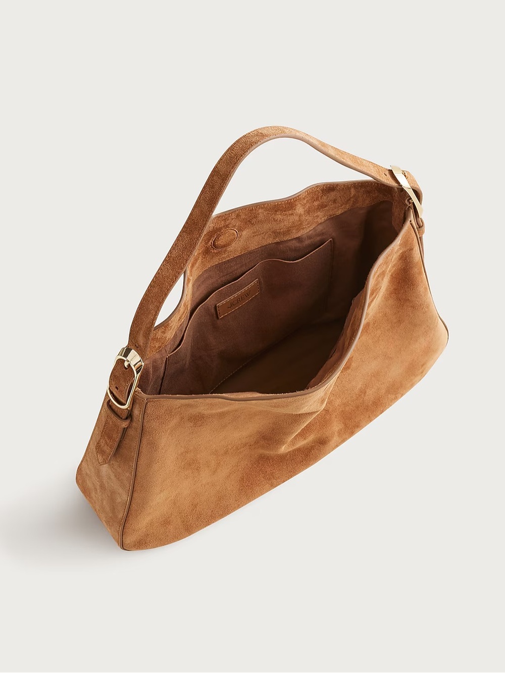 JCrew Berkeley Shoulder Bag in Suede - Picture 2 of 5